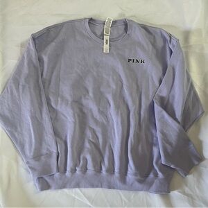 New Victoria’s Secret Pink Pull Over  (XXL) Varsity  Logo NWT plus a free gift
